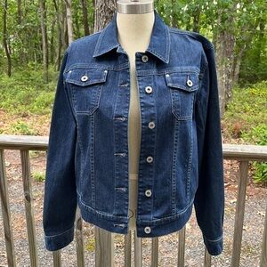 Fresh produce jeans jacket stretch size small